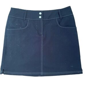 Adidas Climacool Skort -4 black white thread detail